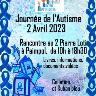 Journée de l’Autisme – 2 avril 2023